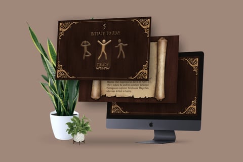 UI Design for an Interactive Museum Game project