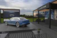 Exhibit Design for Lucid Motors for Monterey Car Week 2022