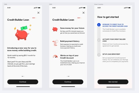 Credit Builder Savings Loan project