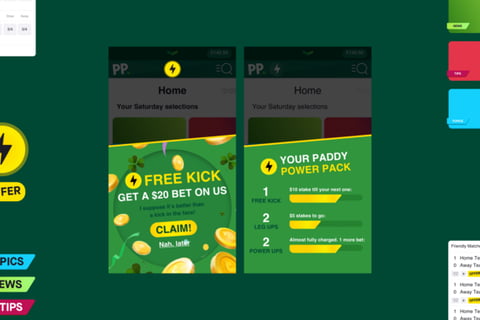 UI/UX Design and Strategy for Paddy Powers Sports Betting Platform project
