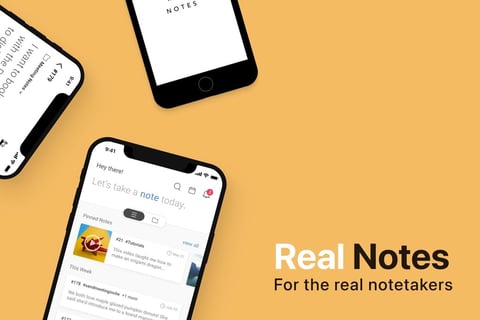 Real Notes - A Note Taking App project