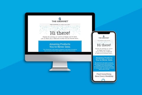 Welcome Email Series Redesign for an eCommerce Platform project