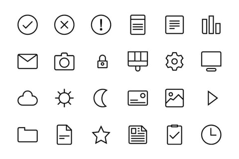 Icons for IBM Collaboration Solutions project