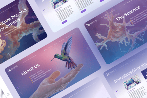 UI/UX Design for Desktop and Mobile Website for a Medical Research Company project