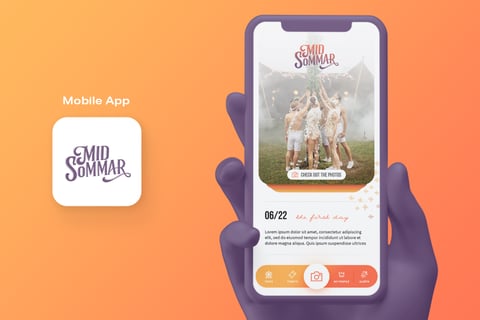 MidSommar Festival Branding and App project