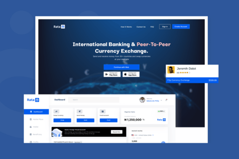 RataFX | An International Banking and Peer-to-peer Platform project
