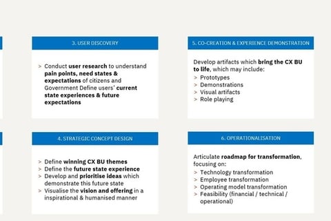 Customer Experience Strategy for State Government project