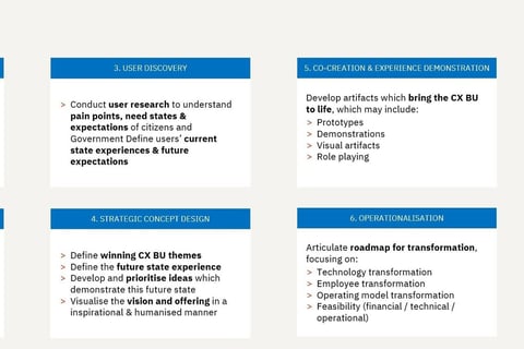 Customer Experience Strategy for State Government project
