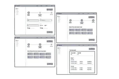 User Journey and Wireframes for Workout Plan Generator project