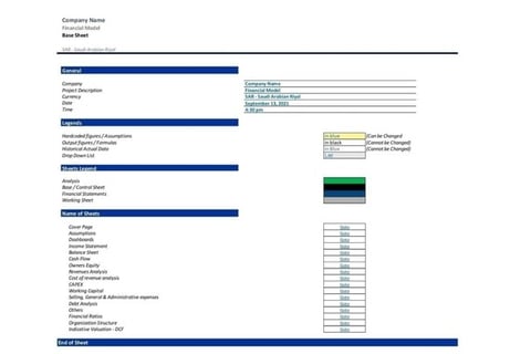 Financial Model and DCF Valuation for an Industrial Manufacturer project