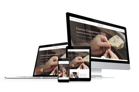 Jewelry Designer Website / CRO / Lead Generation project
