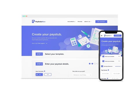 Document Generator Website and Application UX/UI project