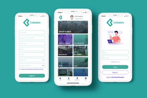 CoBabble App Redesign project
