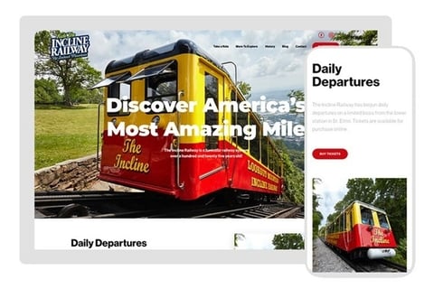 User Experience, Wireframes, and Website Design for Tourism Destination project