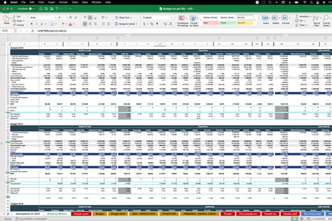 Budget and Business Plan project
