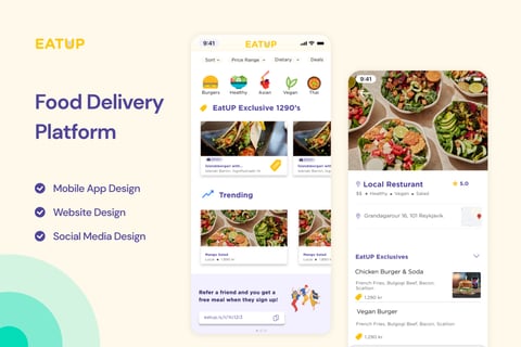 EATUP | An Online Food Takeaway Platform project