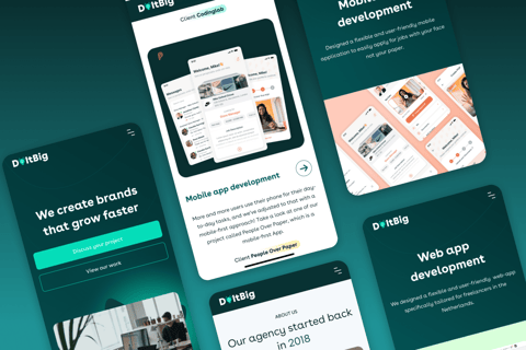 Agency Website Design project