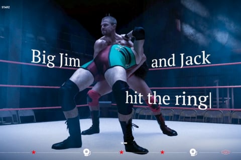 WebGL Scrolling Microsite Design | Heels TV Show project
