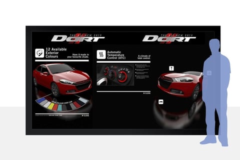 AutoShow Interactive Touch Wall project