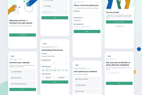 Product Design for Responsive Recruiting Platform project