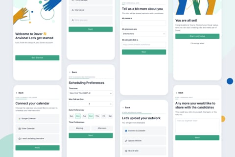 Product Design for Responsive Recruiting Platform project