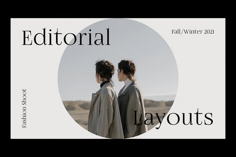 Editorial Layouts - Template Design project