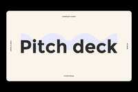 Pitch Deck — Template Design