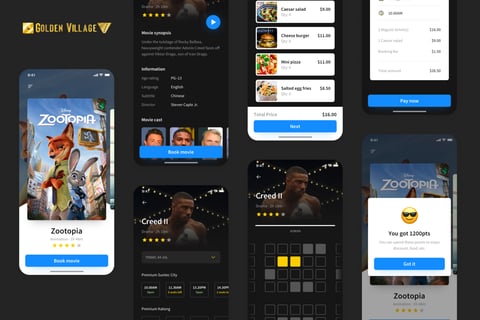 Movie Cinema | Golden Village App project