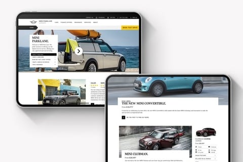 MINI Dealership (UK)—End-to-End Web Design project