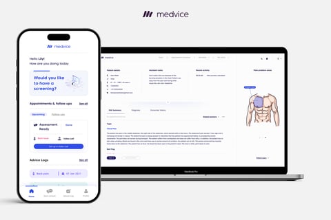 Medvice | Clinical Healthtech SaaS Platform project