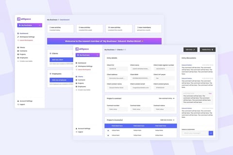 allSpace | Data Management SaaS project