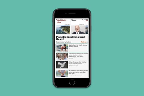 Content Marketing and Native Advertising for a Fitness App project