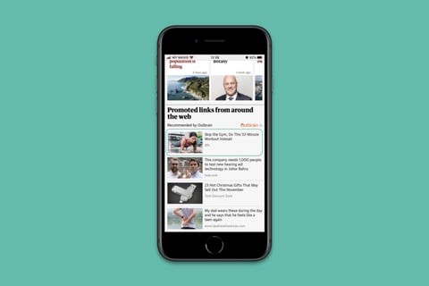 Content Marketing and Native Advertising for a Fitness App project