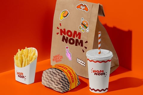 NOM NOM Brand Strategies and Identity Design project