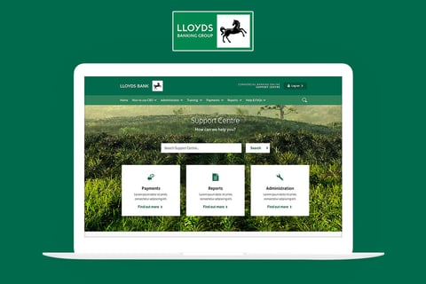 Lloyds Banking Group | Standalone Support website project