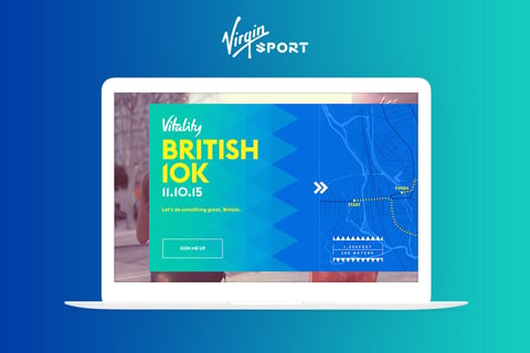 Virgin Sport | Full site design project