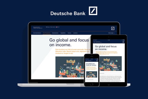 Deutsche Bank | Digital Magazine Responsive Site project