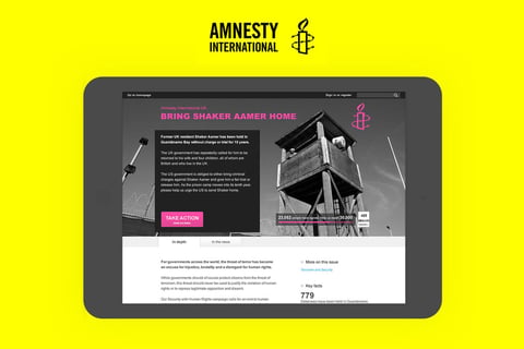 Amnesty International UK | Responsive Website project