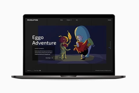 Responsive Website for a Game Company project