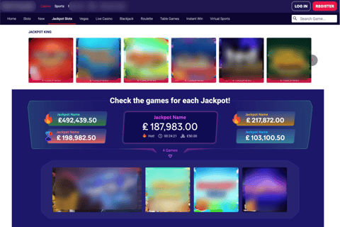Gambling Website Widget Design project