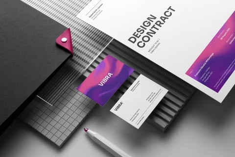 VIBRA Design Studio | Brand Identity Design project