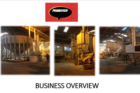 PrimeFeed Business Overview Presentation to Financiers project
