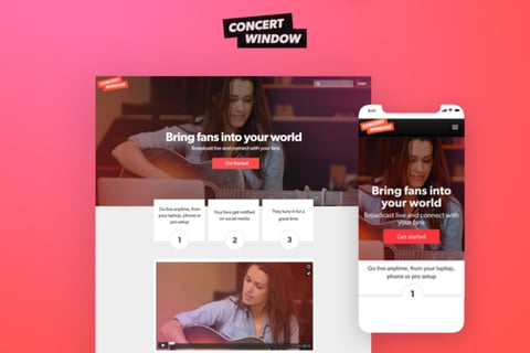 Concert Window – Video Broadcasting Platform for Live Shows project