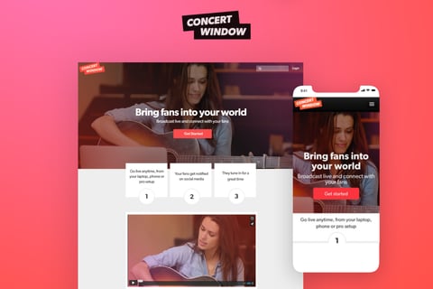 Concert Window – Video Broadcasting Platform for Live Shows project