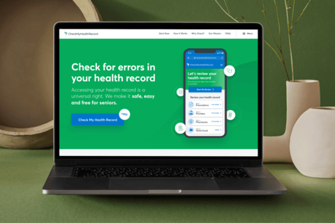 CheckMyHealthRecord Web Design project