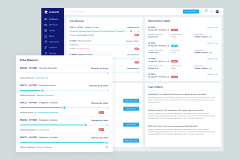 Zencargo Dashboard project