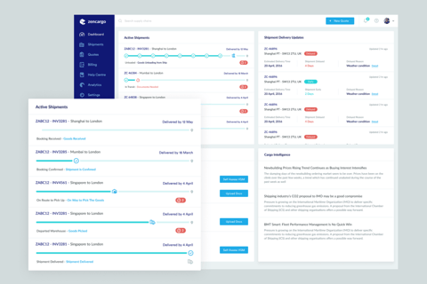 Zencargo Dashboard project