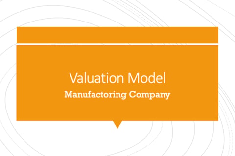 Valuation Model for UK-based Manufacturing Company project
