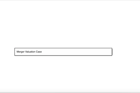 Edtech Merger Valuation project