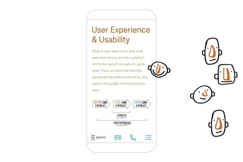 Scientific and Human Brand and Design System for UX Agency project